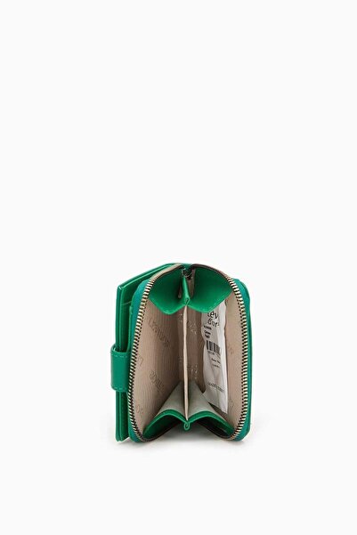 Levidor Çimen Yeşili Pıt Kapamalı Cüzdan