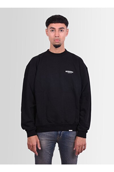 CC STORE Hanorac Imprimat Reprezent Negru