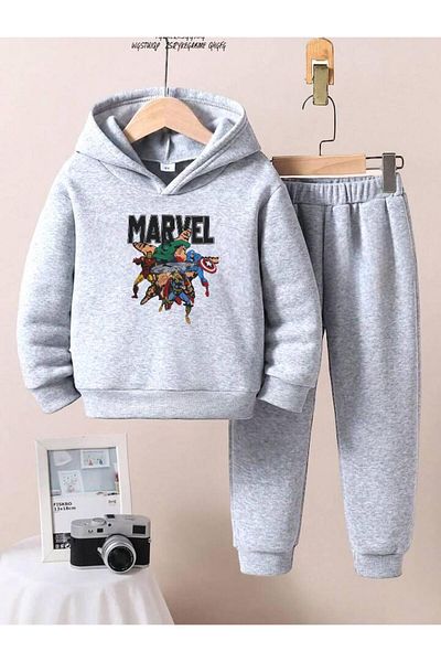 BENROMA Set de trening pentru copii Marvel Heroes Printed Unisex Oversize Mold