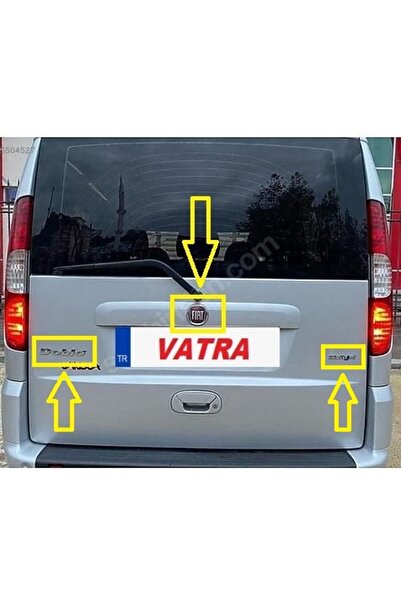 EDEXPORT Doblo Combi 1.3 Multijet Dynamic 2006-2012 Siyah "j" Bagaj Yazı ve A...