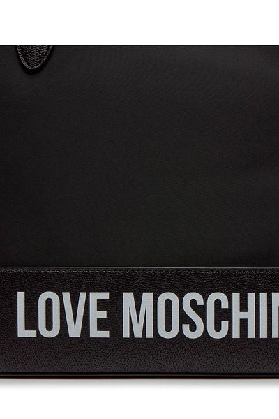 Love Moschino حقيبة حمل بشعار مع حزام كتف - JC4250PP0IKE100A