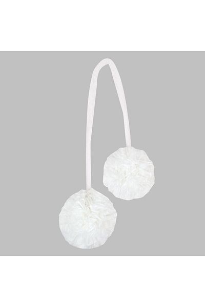 PAMUKA Pompom Tulle Twin White