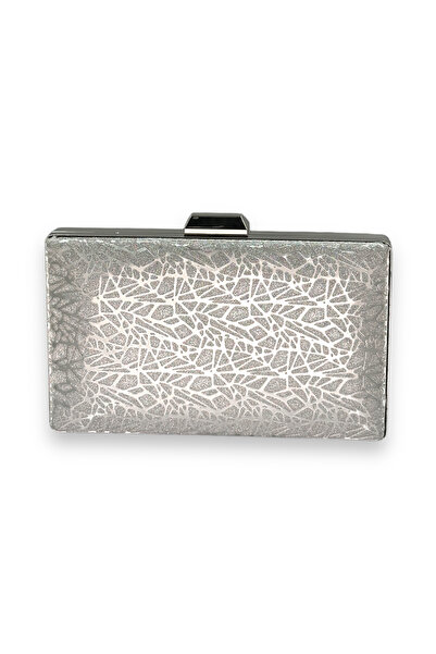 MSglame Βραδινό φόρεμα με μοτίβο λέιζερ - χαρτοφυλάκιο τσάντας για νύχτα, γάμ...