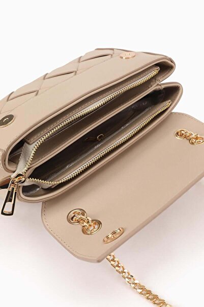 Levidor Vi̇zon Baklava Pattern Chain Shoulder Bag