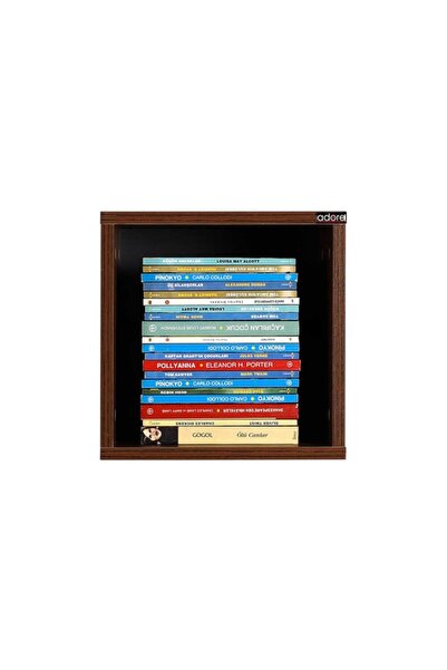 Adore Mobilya Adore Rainbow Genç Odası Duvar Raf-033-cc-1 Rafı Ceviz