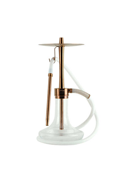 Oduman INFINITY NARGİLE - ŞEFFAF CAM-BRONZ GÖVDE