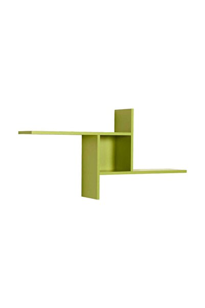 Adore Mobilya Dekoratif Duvar Rafı - Yeşil 100x50x18 Cm (gxyxd)