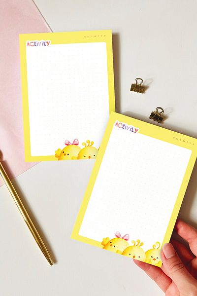 Copyder A6 Cute Notepad 50 Sheets Notepad Memopad