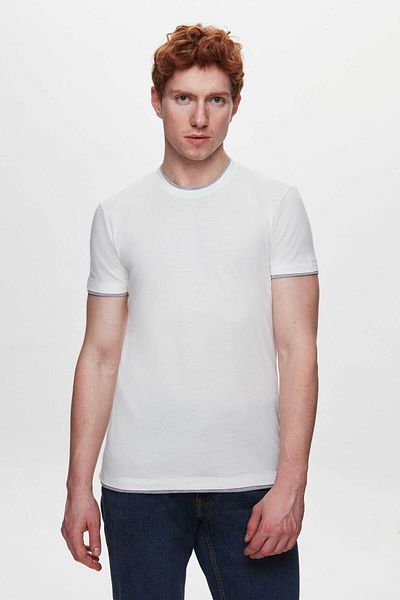 Tween Ecru 100% Cotton Mercerized T-Shirt