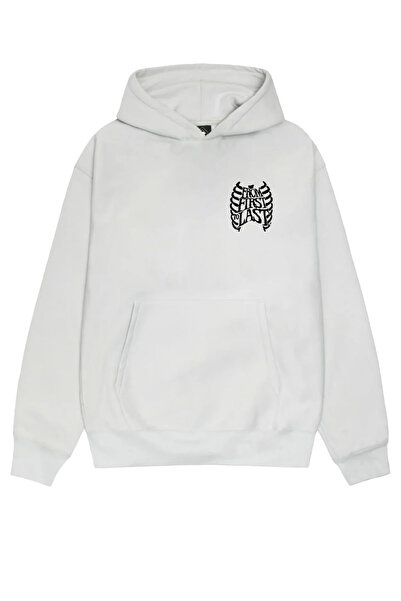 CC STORE From First To Last Logo Print 100% Bumbac Hanorac Oversize Imprimat Unisex