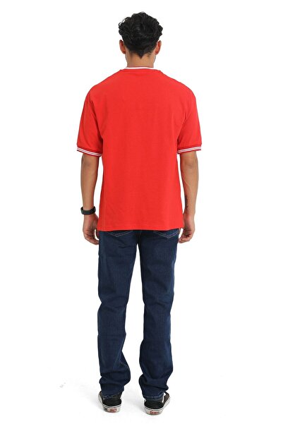 CC STORE Unisex New Season Oversize Molded Collar Detailed Summer T-shirt