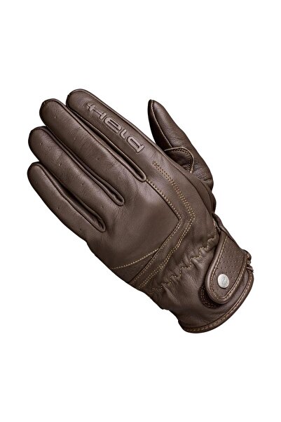 Held Classic Rider Korumalı Motosiklet Eldiveni Kahverengi