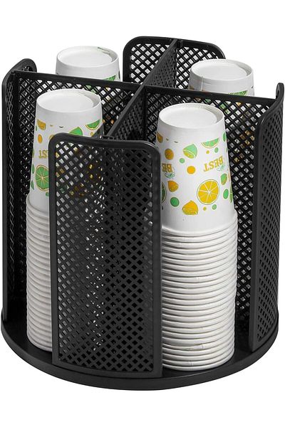MIBRU Coffee cups metal base holder black