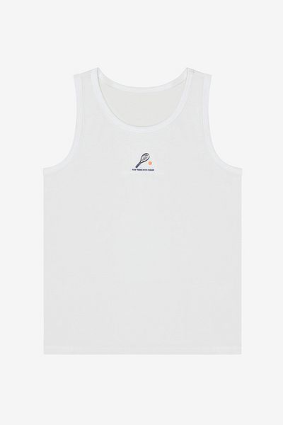 Penti Boy's Tennis of Dogs 2-Piece Multicolored Tank Top