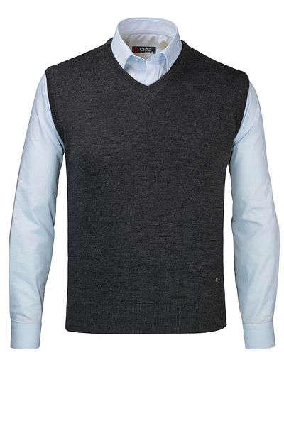 Çizgi Triko Men's V-Neck Knitwear Sweater Color Winter Steel Knit Classic Fit