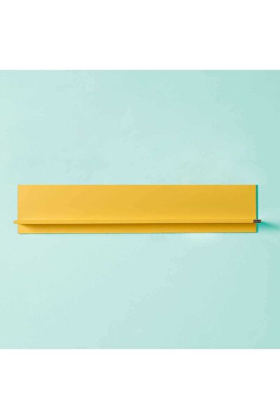 Adore Mobilya Dekoratif Duvar Rafı - Sarı 120x25x20 Cm (gxyxd)