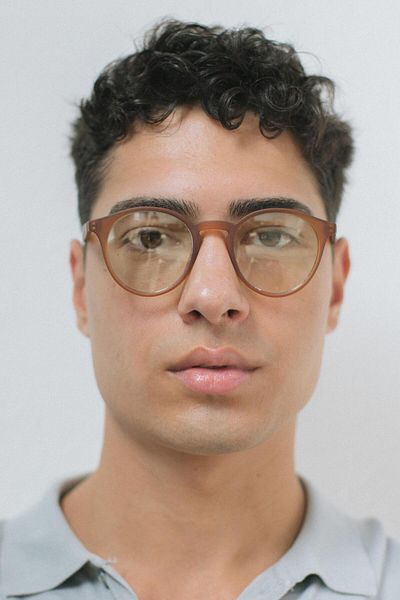 Bilge Karga Lea Caramel Men's Blue Light Protective Glasses
