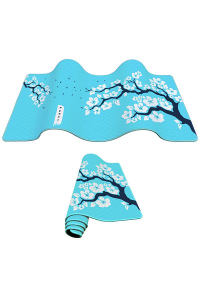 PORGE لوحة ماوس Sakura Gamer مقاس 90x40 مقاس XXL لوحة ماوس Cherry Blossom لوحة ماوس ألعاب المكتب Cherry Blossom