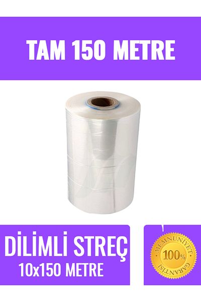 naft Sliced Stretch Film 10 cm X 150 M. 8 Microns 1.Quality (Full 150 Meters)