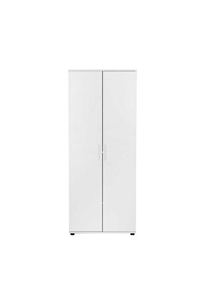 Adore Mobilya Porto 10 Raflı Kapaklı Geniş Ayakkabılık-mat Beyaz 76x187x36 Cm (gxyxd)