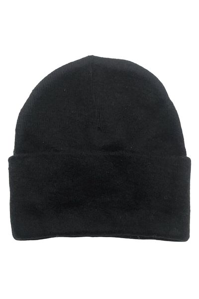 AXE SPORTSWEAR Unisex Winter Black Wool Soft Textured Folded Basic Beret Winter Beret