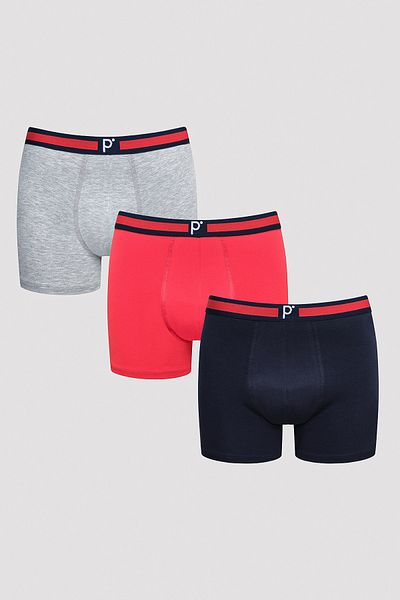 Penti Basic Tape Πολύχρωμα Boxers 3 τεμαχίων