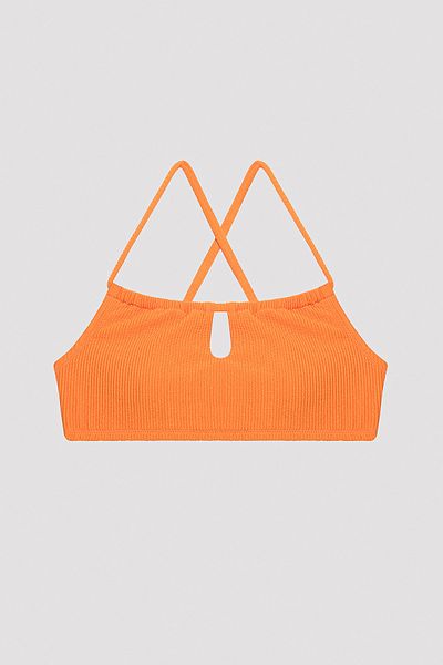 Penti Junges Mädchen Orange Bacis Neckholder Bikini Set