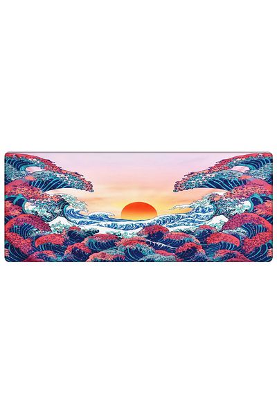 PORGE لوحة ماوس ألعاب مقاس 90x40 Xxl كبيرة من Kaganawa