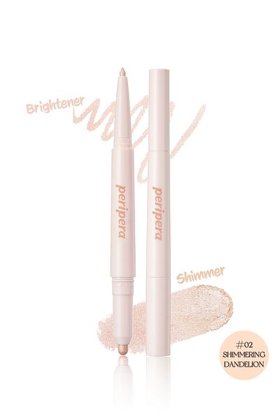 PERIPERA Peripera Sugar Twinkle Double Sided Luminous Pen - Duo Eye Stick (02 Shimmering)