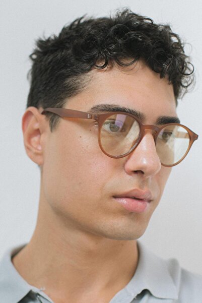 Bilge Karga Lea Caramel Men's Blue Light Protective Glasses