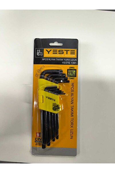 YESTE 9 Parça Alyan Takımı Torx Uzun