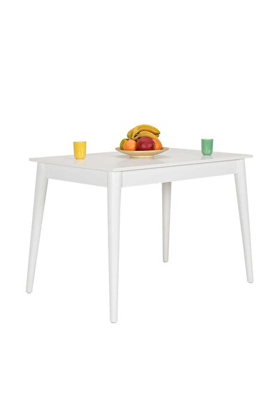 Adore Mobilya White Çok Amaçlı Masa - Mat Lake Beyaz 110x77x70 Cm (gxyxd)