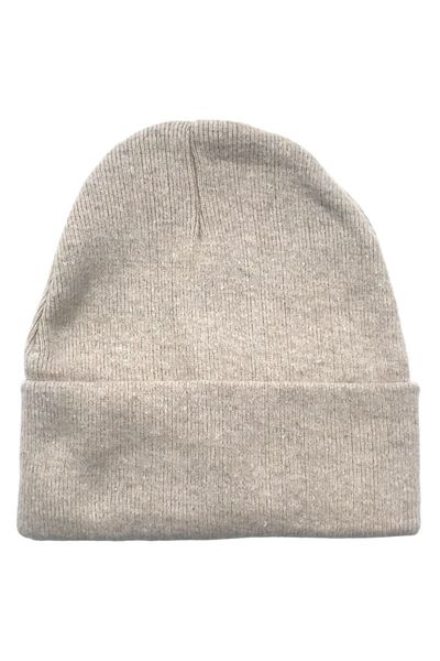 AXE SPORTSWEAR Winter Unisex Beret - Soft Textured, Cream Colored Wool Basic Winter Hat