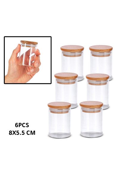 MIBRU Glass container 5.5x8cm