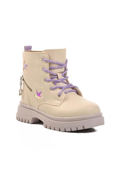 pepino Κοριτσίστικες μπότες 1525-F Cream-Lilac