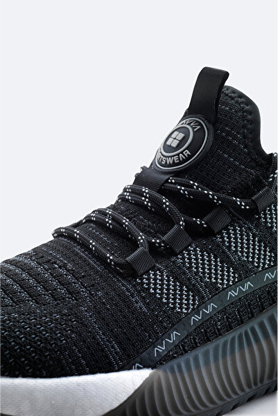 Avva Erkek Siyah Nefes Alan Hafif Sneaker Ayakkabı A41Y8026