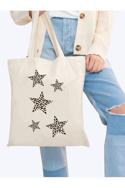 Cemira Geantă tote unisex Y2K Leopard - Geantă tote retro Pinterest