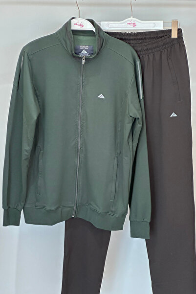 REMSA Green Men's Tracksuit Set - Lycra Combed Cotton 3715