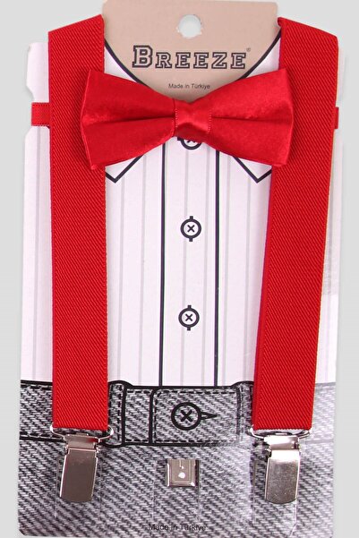 Orca Çocuk Pantolon Askısı ve Papyon