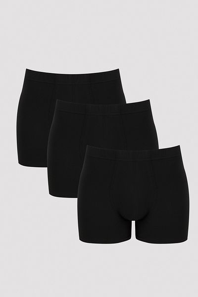 Penti Schwarze Basic Tube Boxershorts im 3er-Pack