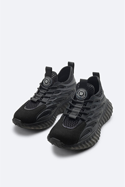 Avva Erkek Siyah Nefes Alan Hafif Sneaker Ayakkabı A41Y8023