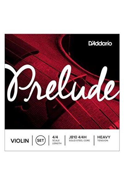 Daddario J810H KEMAN TEL SETİ, PRELUDE, SCALE 4/4, HEAVY TENSION, Keman Tel S...