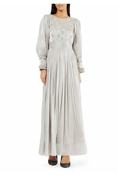 Amri Embroidered Long Dress