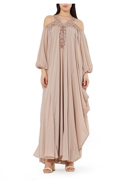 Amri Embroidered Long Jalabiya