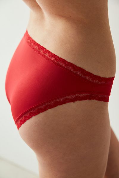 Penti Red Easy Lace Detailed Slip Panties