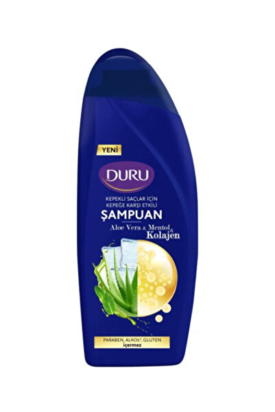 Duru Kepeğe Karşı Etkili Aloe Vera&mentol Kolajen Şampuan 500 ml