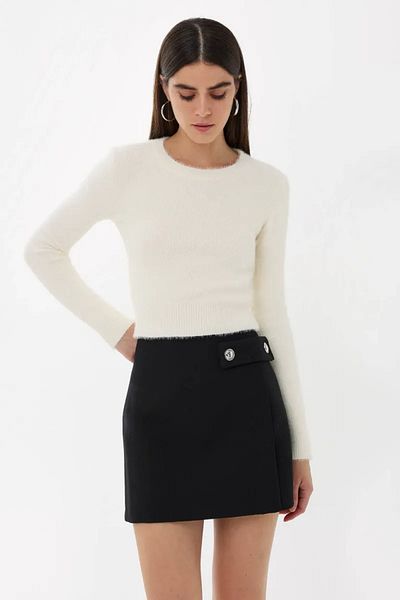 Hiccup Pulover tricotat texturat slim fit
