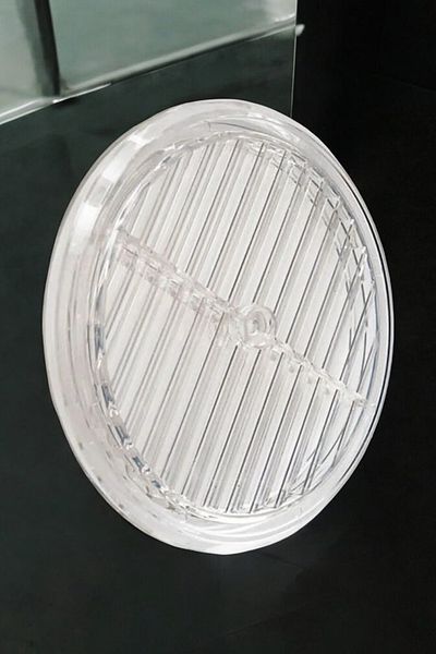 CocoVia Clear Plastic Natural Gas Glass Grille Grille Chimney Cover Grille