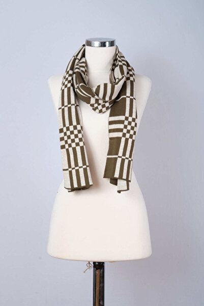 Sebir Moda Πλεκτό κασκόλ με καρό