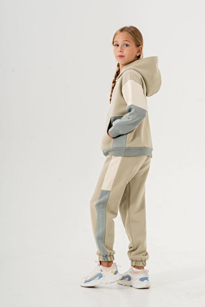 TRENDİMİZBİR Girl's Love Your Self Printed Top and Bottom Set